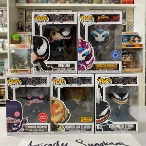 ❌SOLD VIA FB❌ Marvel Venom Venomized Funko Pop Lot